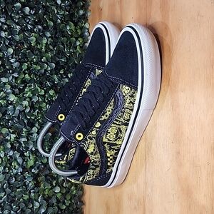 Vans SpongeBob Gigliotti Skate Shoe | Size: 6.5 Mens | Black & Yellow